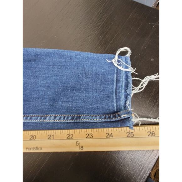 Womens Hollister Jeans Size 0 Regular High Ris Super Skinny Crop Denim - Picture 12 of 14